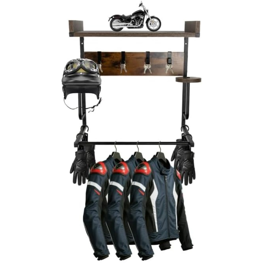 Cycling Gear Organizer Wall - Supporto per Casco da Moto con