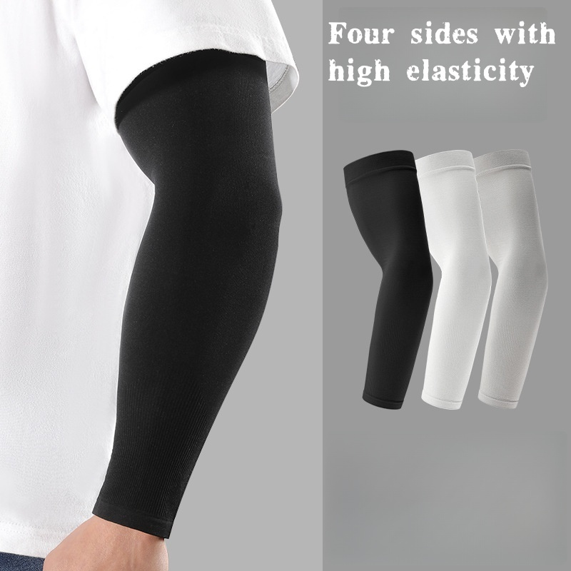 Cycling Gear Pas - 2 Pezzi Manicotti in Seta Ghiacciata,