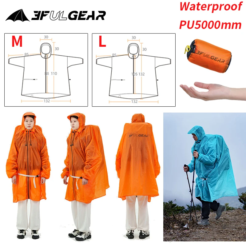 Cycling Gear Pas - 3F UL GEAR Impermeabile con cerniera