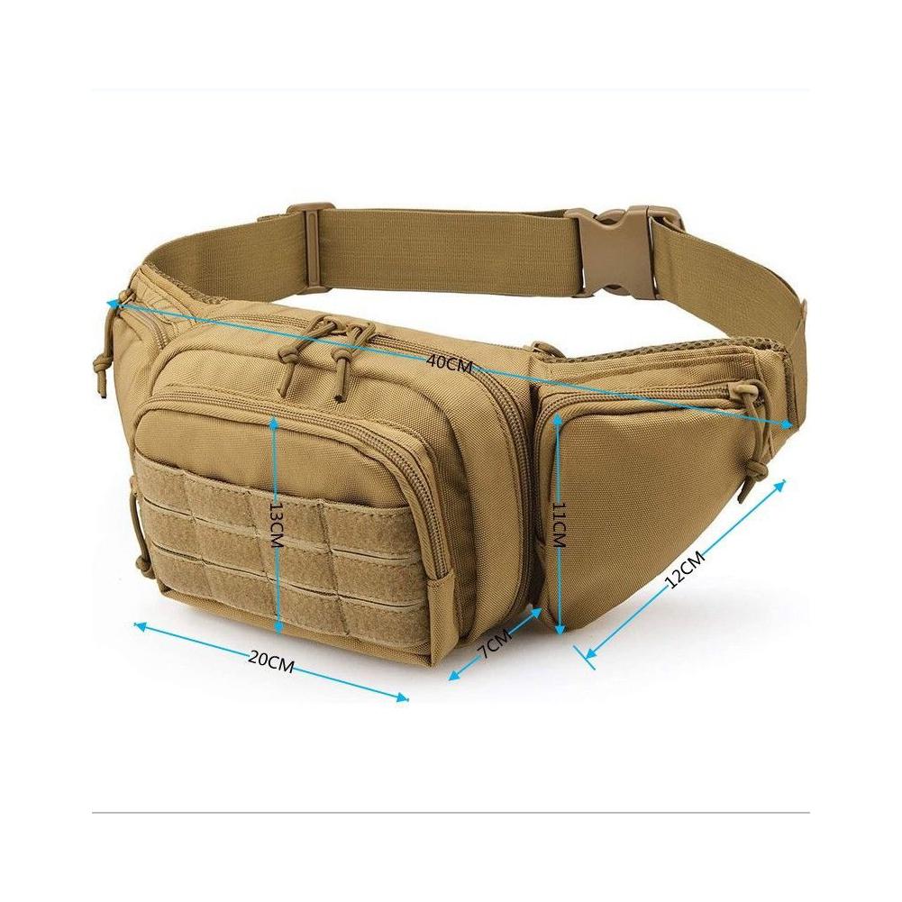 Cycling Gear Storage - Marsupio Tattico Impermeabile con Cintura Regolabile