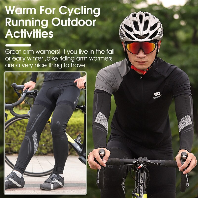 WEST BIKING Warm Leg Sleeves R - Cycling Gear Lycra recensione e prezzo
