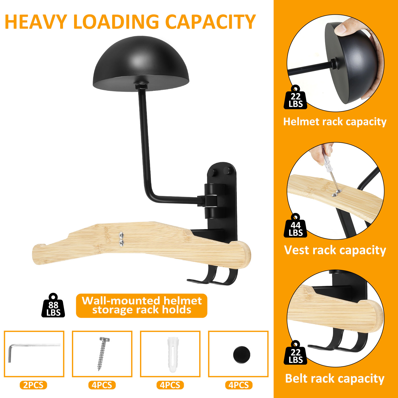 Portacasco per moto 180 °   Su - Cycling Gear Organizer Wall recensione e prezzo