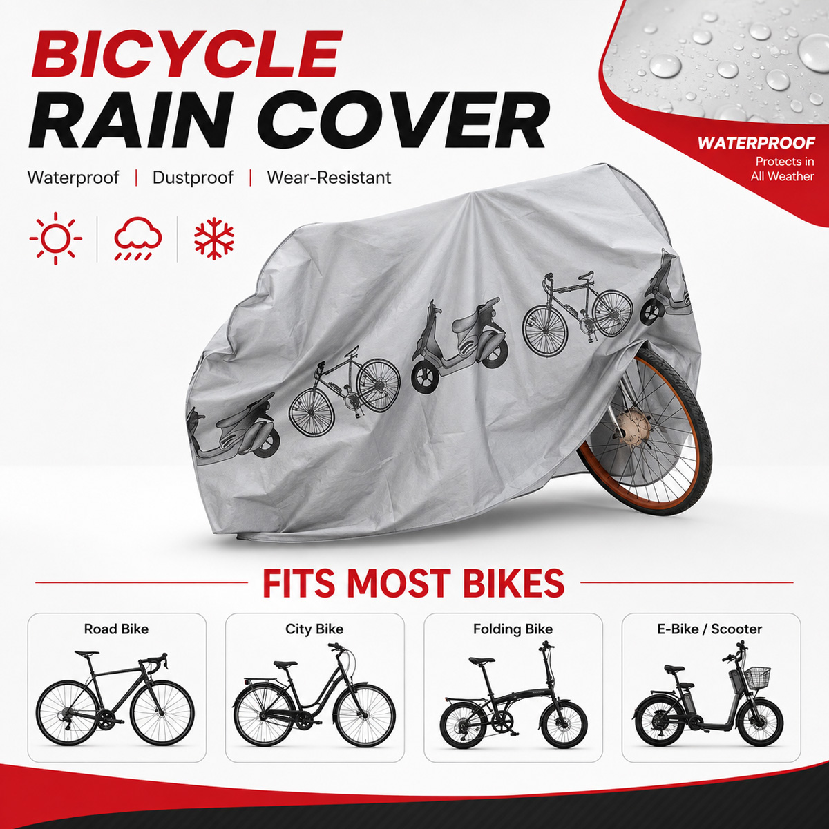 PINMOAP Copertura universale a - Cycling Gear Storage recensione e prezzo