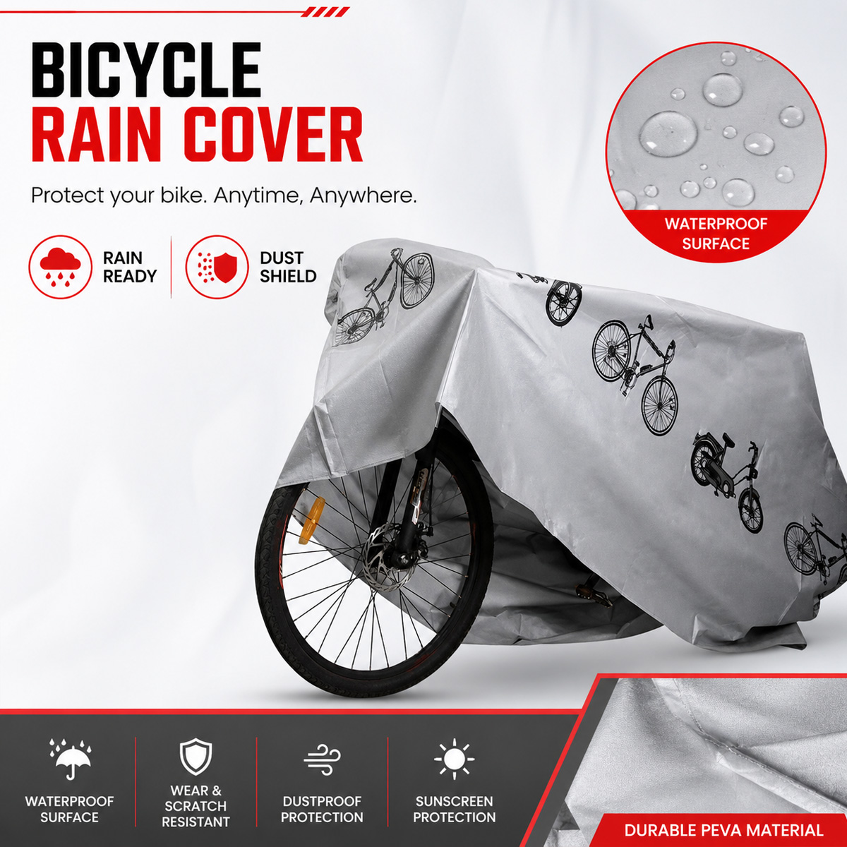 PINMOAP Copertura universale a - Cycling Gear Storage recensione e prezzo