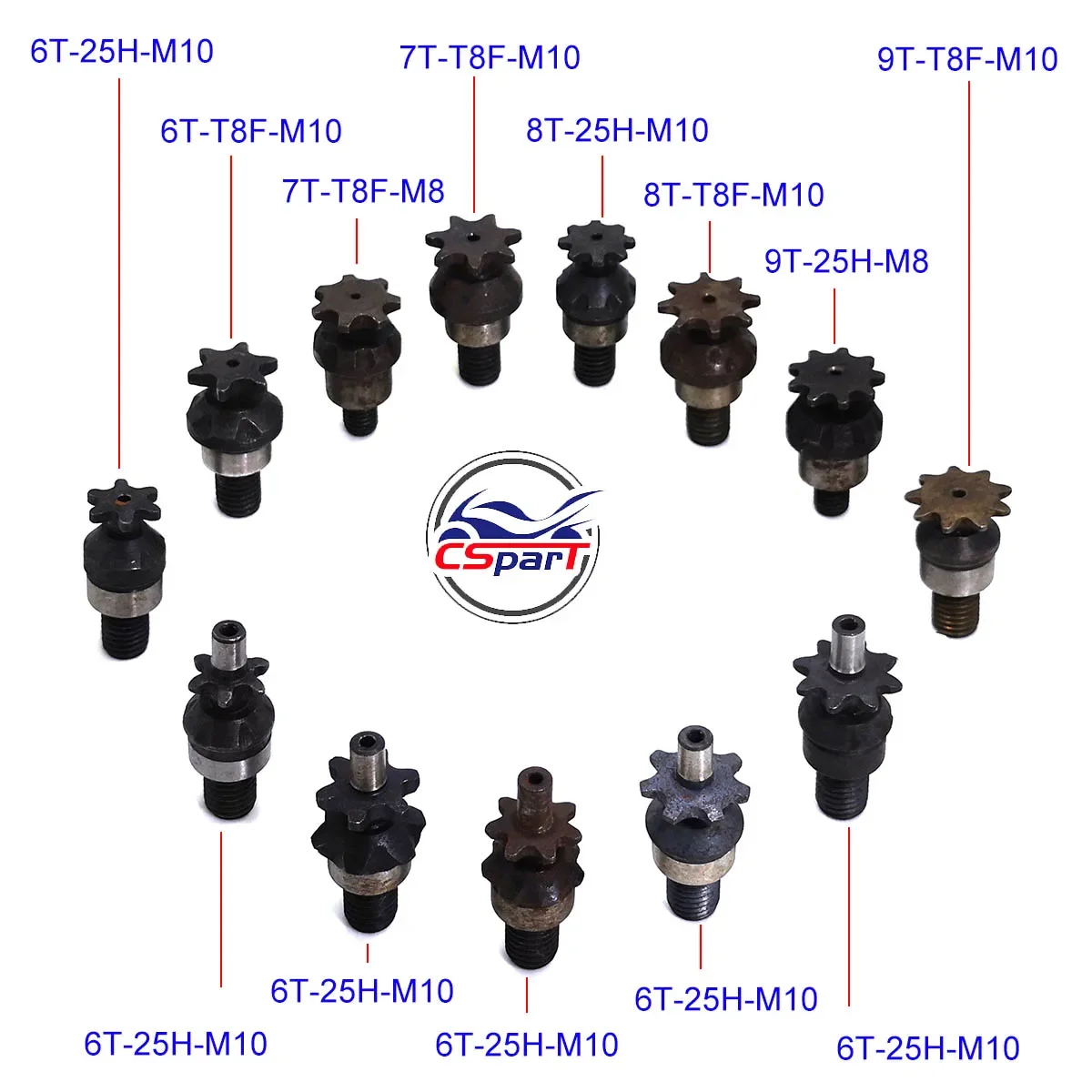 6T 7T 8T 9T 25H T8F M8 M10 Cat - Cycling Gear Box recensione e prezzo