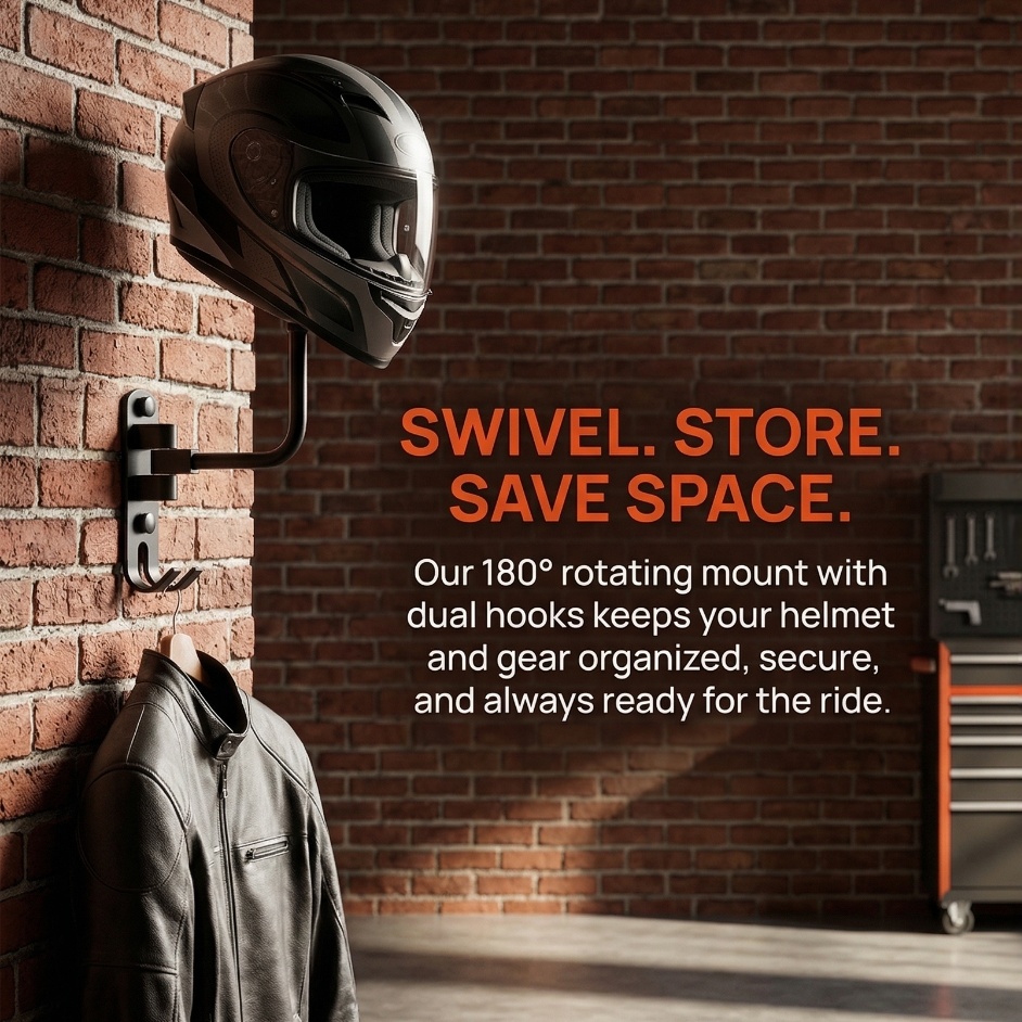 Supporto per Casco in Lega di  - Cycling Gear Organizer Wall recensione e prezzo