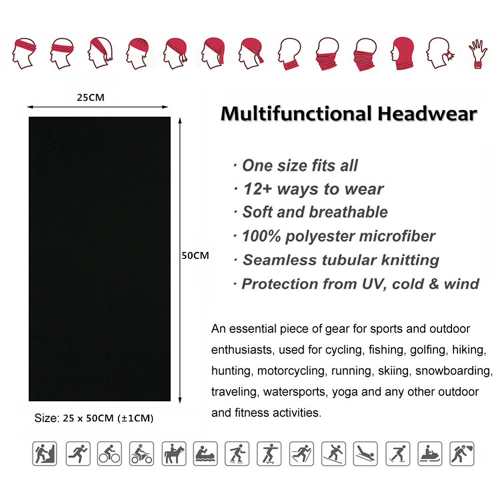 Bandane tinta unita senza cuci - Cycling Gear Pas recensione e prezzo
