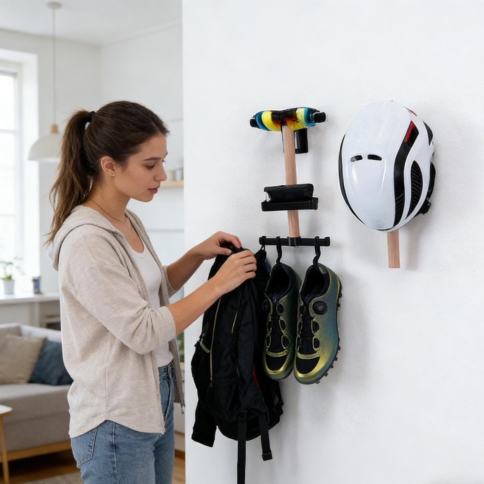 Portabici da Parete 1 Set in L - Cycling Gear Organizer Wall recensione e prezzo